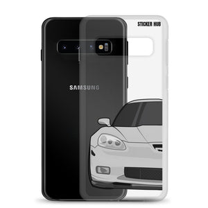 Silver C6 Corvette Z06 - Samsung Case