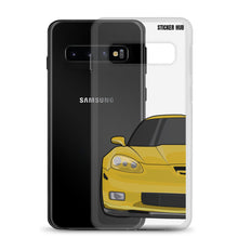 Load image into Gallery viewer, Velocity Yellow C6 Corvette Z06 - Samsung Case