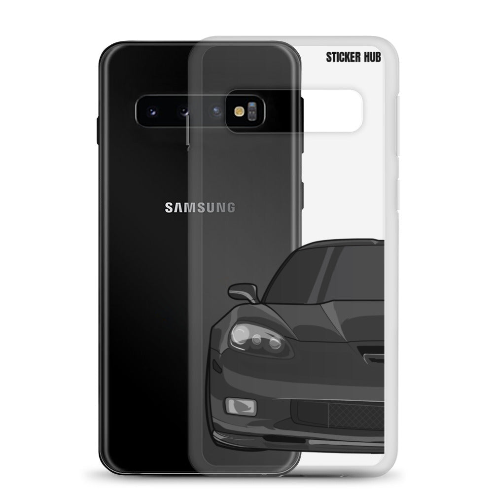 Black C6 Corvette Z06 - Samsung Case