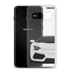 Silver Lamborghini Aventadoor - Samsung Case