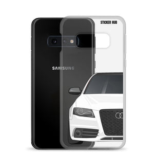 White B8 Audi S4 - Samsung Case