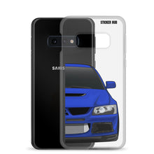 Load image into Gallery viewer, Blue Mitsubishi Evo - Samsung Case