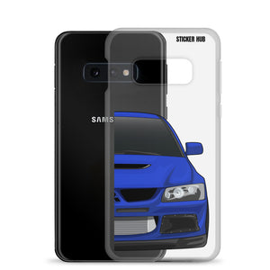 Blue Mitsubishi Evo - Samsung Case