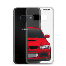 Load image into Gallery viewer, Red Mitsubishi Evo - Samsung Case