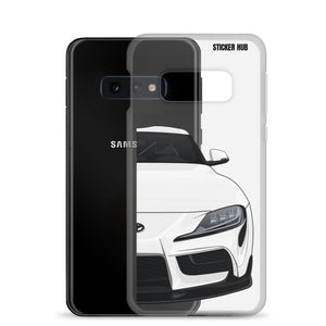 White MKV Toyota Supra - Samsung Case