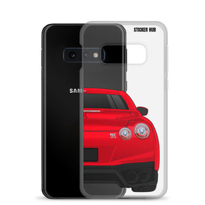 Solid Red R35 Nissan GTR - Samsung Case