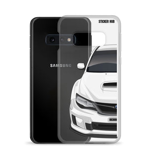 White 09-14 Subaru WRX STI - Samsung Case