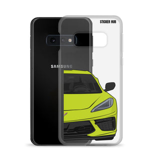 Accelerate Yellow C8 Corvette - Samsung Case