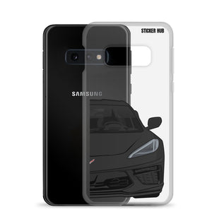 Black C8 Corvette - Samsung Case