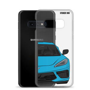 Rapid Blue C8 Corvette - Samsung Case