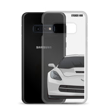 Load image into Gallery viewer, Silver C7 Corvette Stingray - Samsung Case