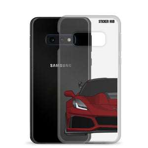 Long Beach Red C7 Corvette Zr1 - Samsung Case