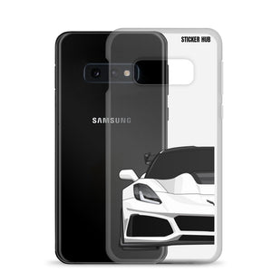 White C7 Corvette Zr1 - Samsung Case