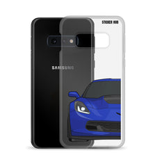 Load image into Gallery viewer, Admiral Blue C7 Corvette Z06 - Samsung Case