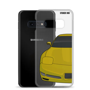 Millennium Yellow C5 Corvette Z06 - Samsung Case