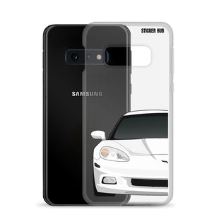 White C6 Corvette - Samsung Case