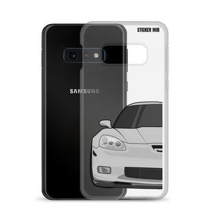 Silver C6 Corvette Z06 - Samsung Case