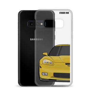 Velocity Yellow C6 Corvette Z06 - Samsung Case