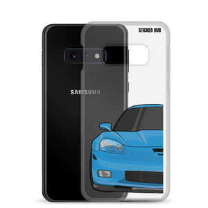 Jet Stream Blue C6 Corvette Z06 - Samsung Case