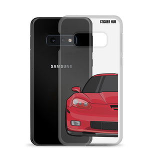 Victory Red C6 Corvette Z06 - Samsung Case