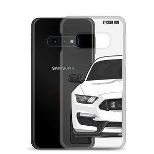 White Mustang GT350 - Samsung Case