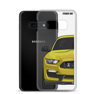 Yellow Mustang GT350 - Samsung Case