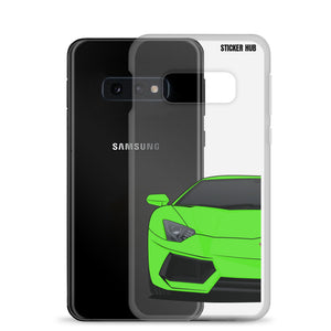 Green Lamborghini Aventadoor - Samsung Case