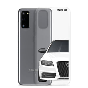 White B8 Audi S4 - Samsung Case