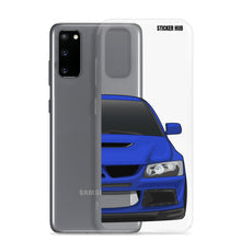 Load image into Gallery viewer, Blue Mitsubishi Evo - Samsung Case