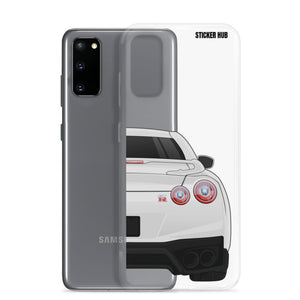 White R35 Nissan GTR - Samsung Case