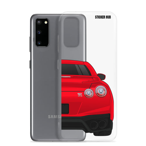 Solid Red R35 Nissan GTR - Samsung Case