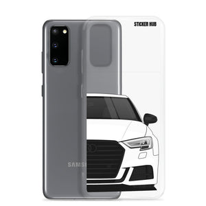 White B9 Audi S3 - Samsung Case