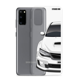 White 09-14 Subaru WRX STI - Samsung Case