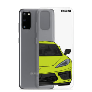 Accelerate Yellow C8 Corvette - Samsung Case