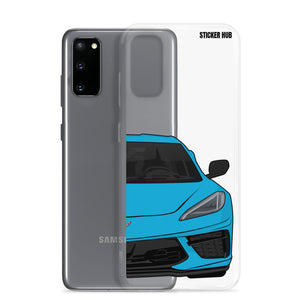 Rapid Blue C8 Corvette - Samsung Case