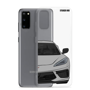 Silver C8 Corvette - Samsung Case