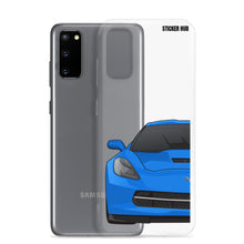 Load image into Gallery viewer, Laguna Blue C7 Corvette Stingray - Samsung Case