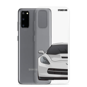 Silver C7 Corvette Stingray - Samsung Case