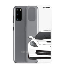 Load image into Gallery viewer, White C7 Corvette Stingray - Samsung Case