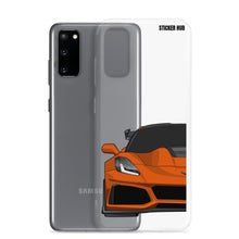 Load image into Gallery viewer, Orange C7 Corvette Zr1 Samsung Case