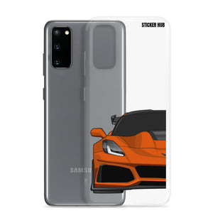 Orange C7 Corvette Zr1 Samsung Case