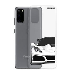 White C7 Corvette Zr1 - Samsung Case