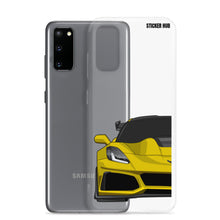 Load image into Gallery viewer, Yellow C7 Corvette Zr1 - Samsung Case