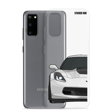 Load image into Gallery viewer, White C7 Corvette Z06 - Samsung Case