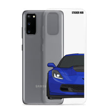 Load image into Gallery viewer, Admiral Blue C7 Corvette Z06 - Samsung Case