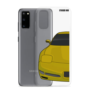 Millennium Yellow C5 Corvette Z06 - Samsung Case