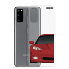 Load image into Gallery viewer, Monterey Red C6 Corvette - Samsung Case