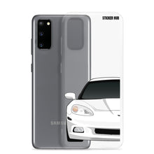 Load image into Gallery viewer, White C6 Corvette - Samsung Case