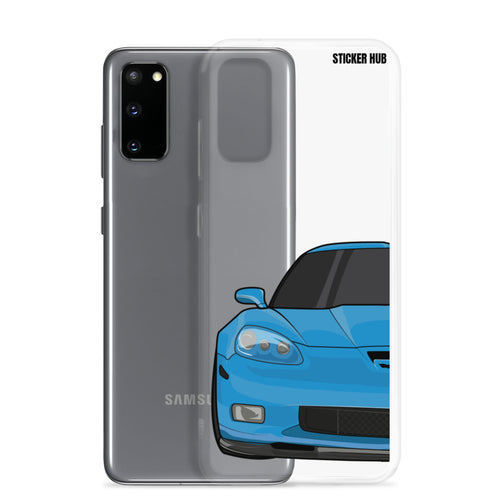 Jet Stream Blue C6 Corvette Z06 - Samsung Case