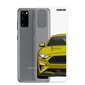 Yellow 18-21 Mustang 5.0 - Samsung Case